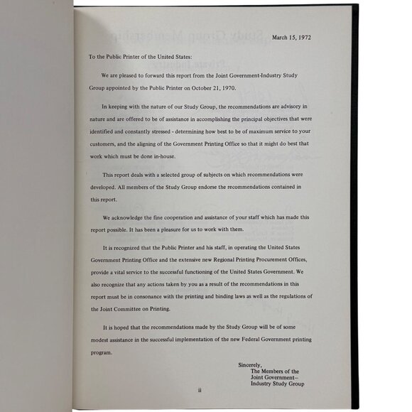 Set 2 Joseph Hennage Books U.S. Public Printer Recommendations & Reports 1972&73 - Picture 10 of 12